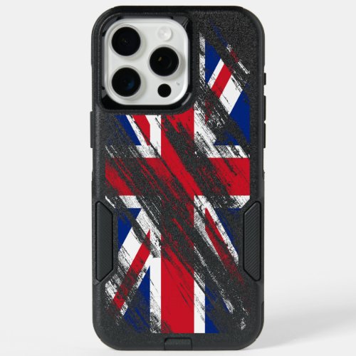 Old Vintage Grunge United Kingdom Flag Union Jack iPhone 15 Pro Max Case