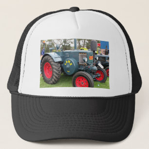 Old vintage Lanz Bulldog tractor farm machinery Trucker Hat