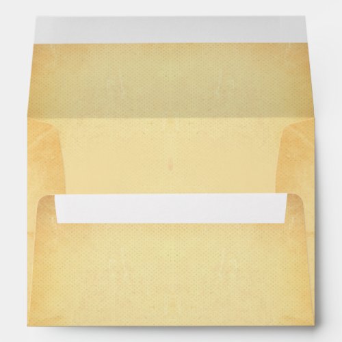 Old Vintage Paper Rustic Wedding Envelope