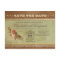 Old vintage save the date tickets - postcards