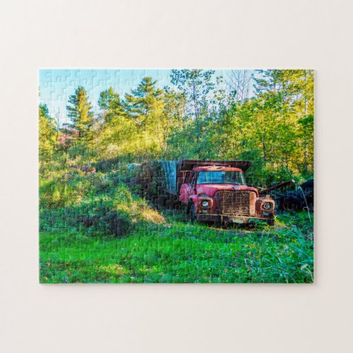 Old Vintage Truck Vermont Jigsaw Puzzle