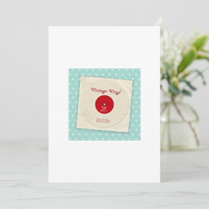 Old Vinyl Record Invitations
