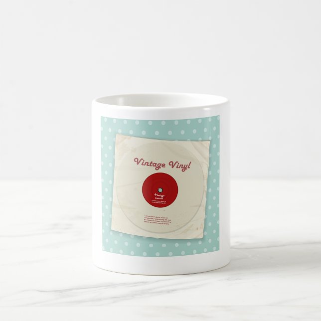 Old Vinyl Record Mug (Creator Uploaded)