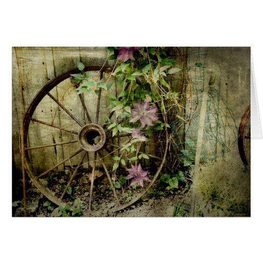 Old wagon wheel (Front Horizontal)