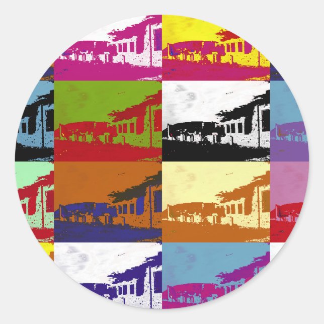 OLD WALES CLASSIC ROUND STICKER (Front)