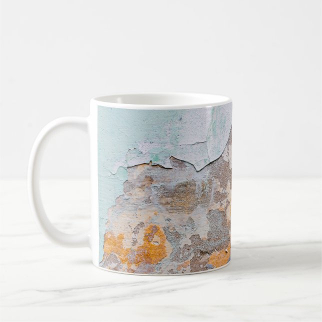 Old Wallgrunge, abstract, ancient, art, background Coffee Mug (Left)