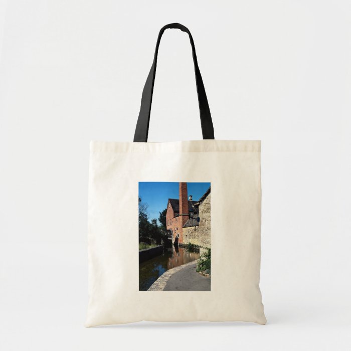 Old water mill, Lower Slaughter, Cotswolds, Englan Canvas Bags