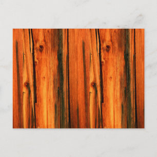 old weathered barn board postcard