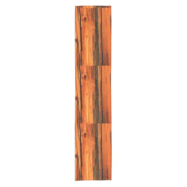 old weathered barn boards short table runner (Front)