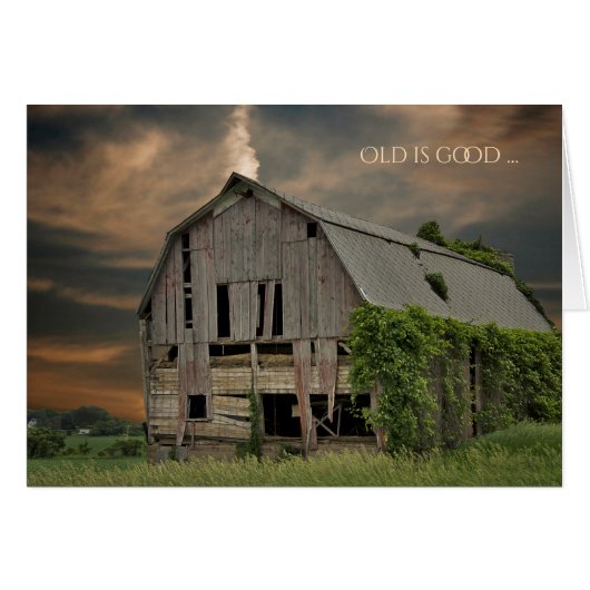 Old Weathered Barn Cards (Front Horizontal)