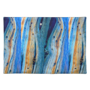 old weathered blue boards placemat