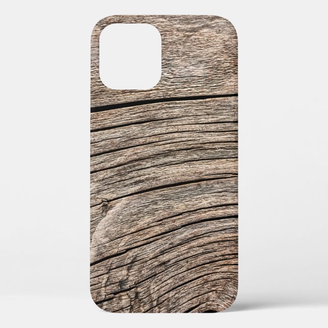 Old Weathered Rotten Cracked Knotted Coarse Wood G Case-Mate iPhone Case (Back)