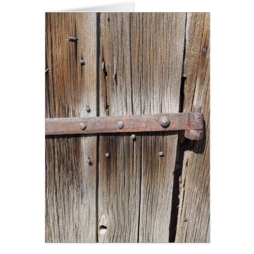 Old Weathered Wood and Rusty Metal