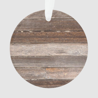 Old Weathered Wooden Exterior Wall of a Farmhouse Ornament