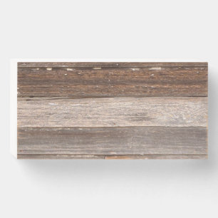 Old Weathered Wooden Exterior Wall of a Farmhouse Wooden Box Sign