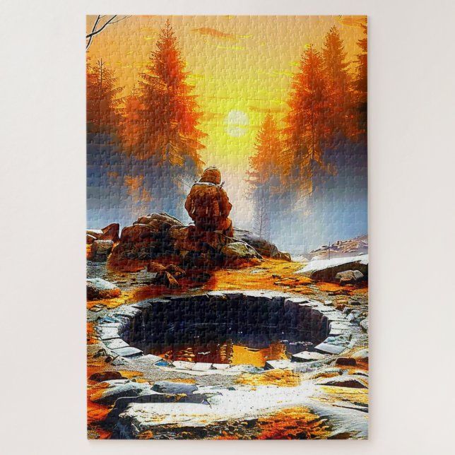 Old Well Jigsaw Puzzle (Vertical)