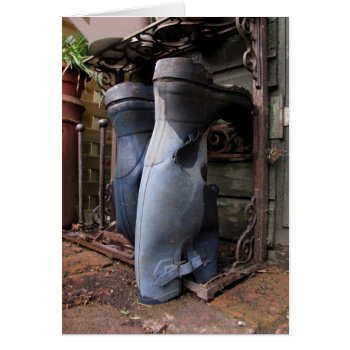 Old Wellies by hawkysmom at Zazzle