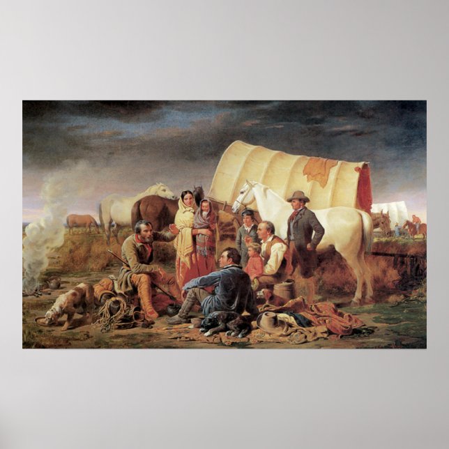 Old West Advice on the Prairie Art Print Poster (Front)