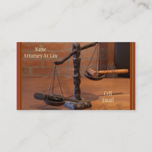 Customizable Old West Attorney Business Card (Matching Mug Too)