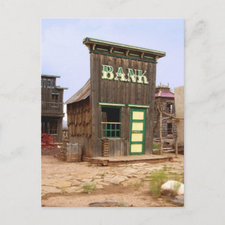 Old West Bank (Color) Postcard