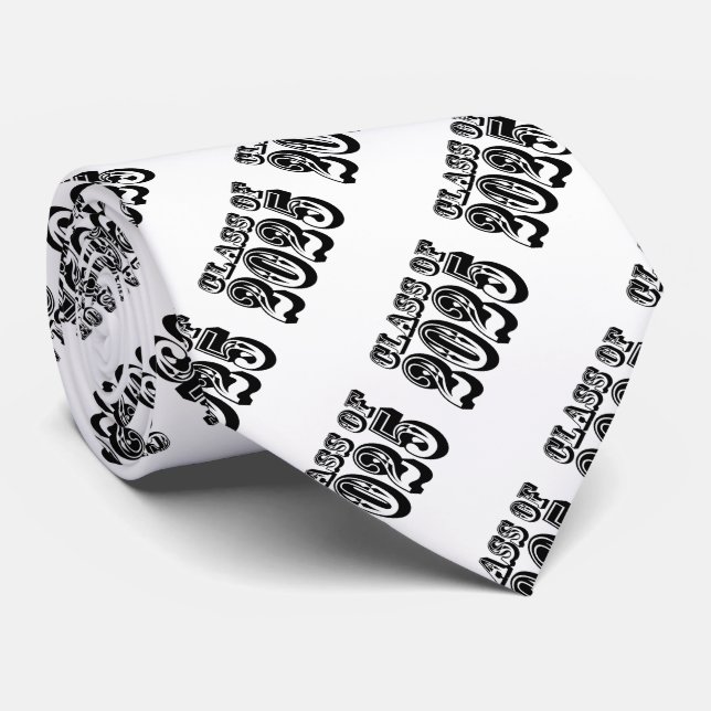 Old West Class of 2025 Graduation Neck Tie (Rolled)
