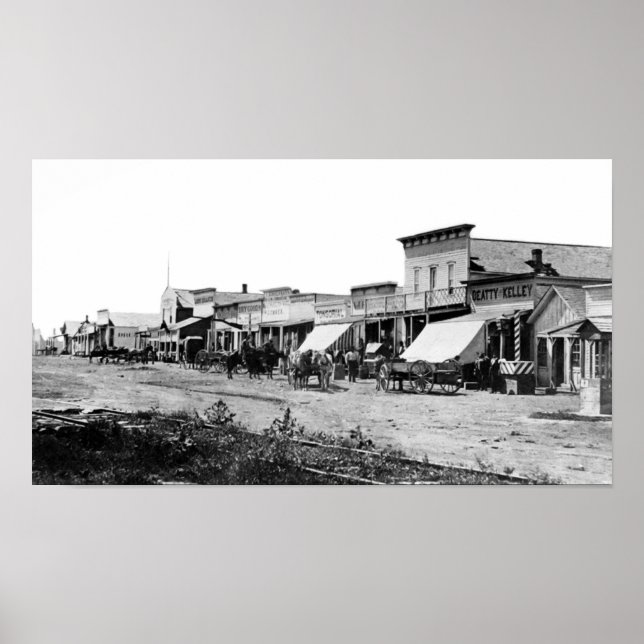 OLD WEST DODGE CITY, KANSAS POSTER (Front)