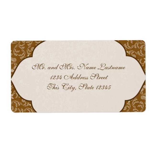 Old West Gala Label (Front)