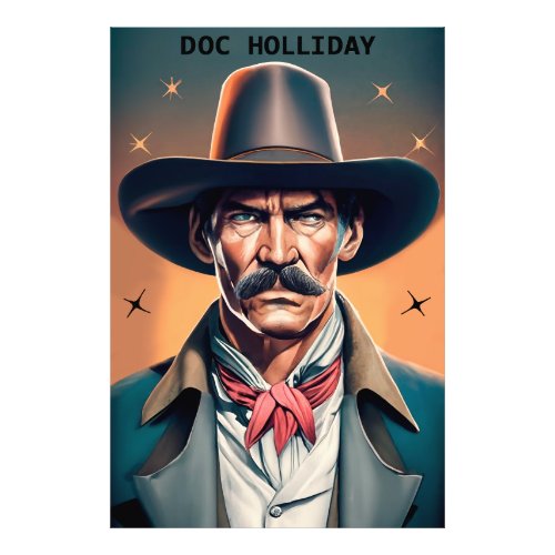Old West Legend Doc Holliday Photo Print