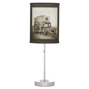 Old West Photography Wagon of Roger Fenton Table Lamp