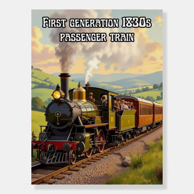 Old West Railways Foam Board (Front)