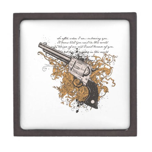 Old West Revolver Gift Box