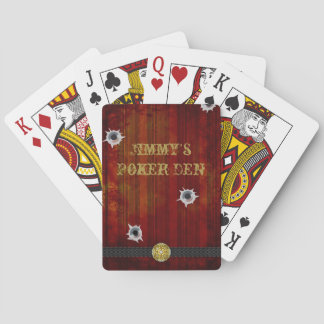 Old West Saloon Poker Playing Cards