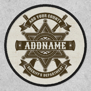 Old West Sheriff Deputy Rifles Badge Personalized