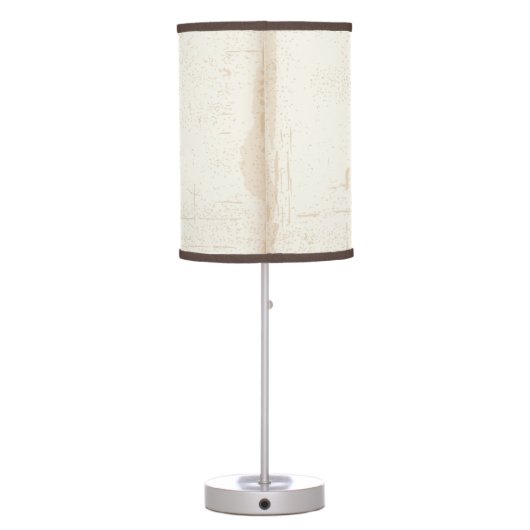 Old West Sheriff Deputy Rifles Badge Personalized Table Lamp (Back)