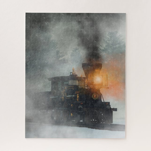 Old West Steam Train Jigsaw Puzzle (Vertical)