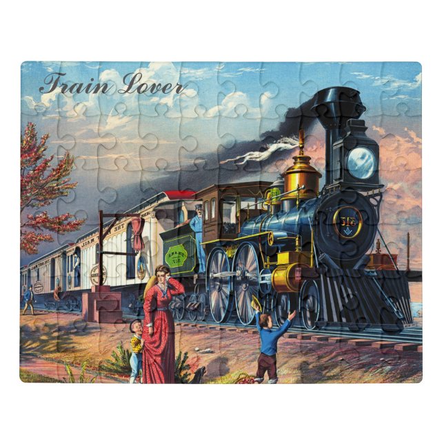 Old west steam train Puzzle (Puzzle Horizontal)