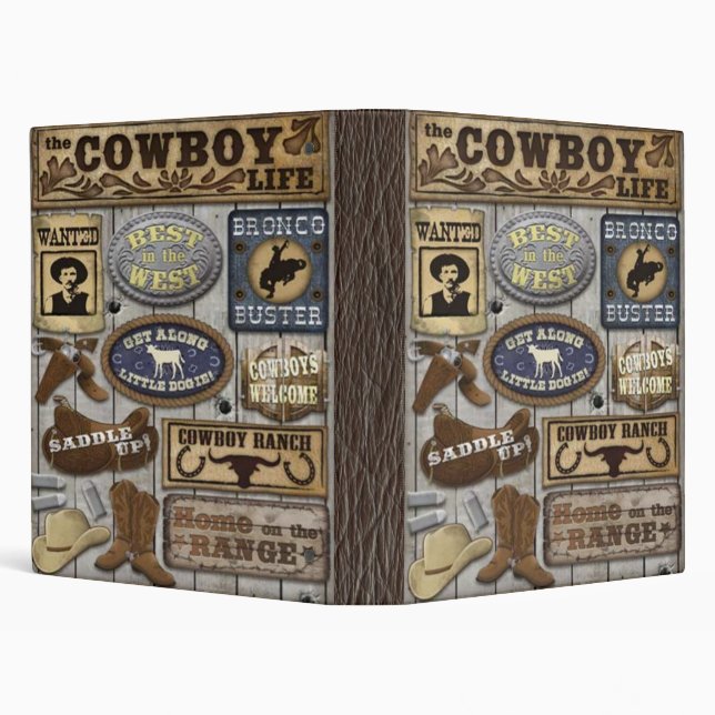 Old West Theme Binder (Background)