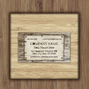 Old West Vintage Business Cards