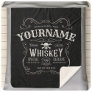 Old Whiskey Label Personalized Vintage Liquor Bar Sherpa Blanket