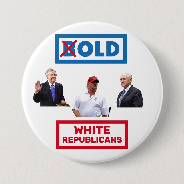 Old White Republicans Button (Front)