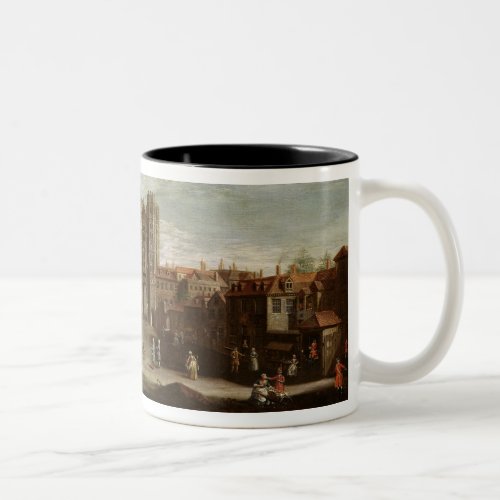 Old Whitehall and the Privy Garden Two_Tone Coffee Mug