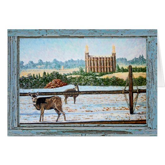 Old window temple blue cards (Front Horizontal)