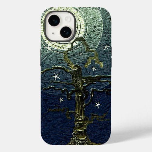 Old Withered Tree Moon  Stars  Case_Mate iPhone 14 Case