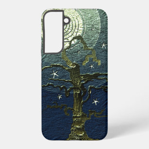 Old Withered Tree Moon & Stars   Samsung Galaxy S22+ Case
