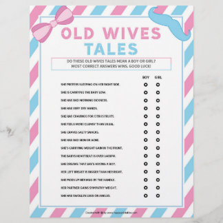 Old Wives Tales [Gender Surprise] Letterhead