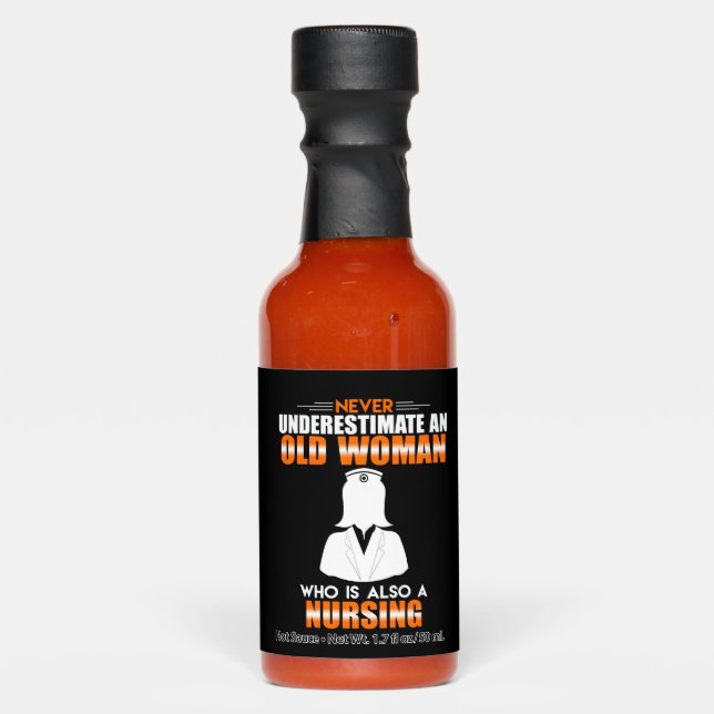 Old Woman Nursing Hot Sauces (Front)