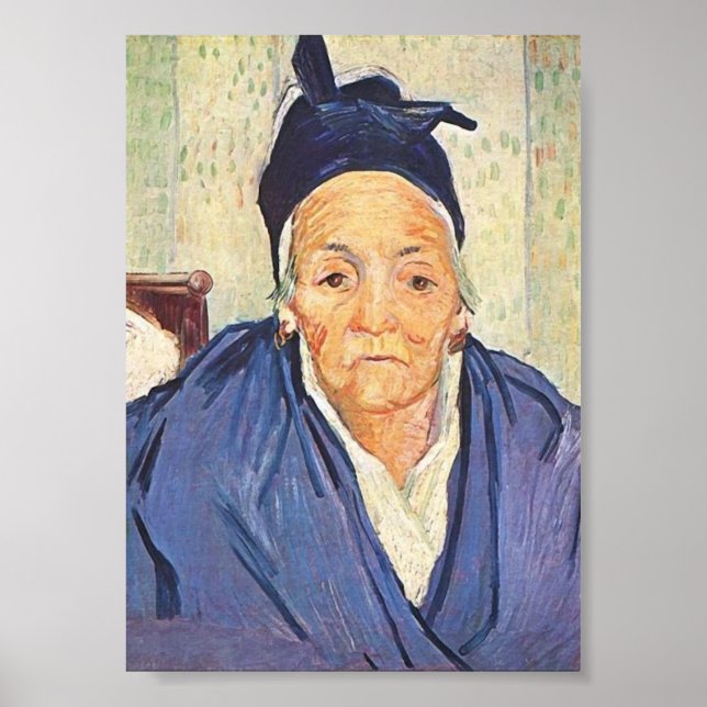 Old Woman of Arles, Vincent van Gogh Poster (Front)