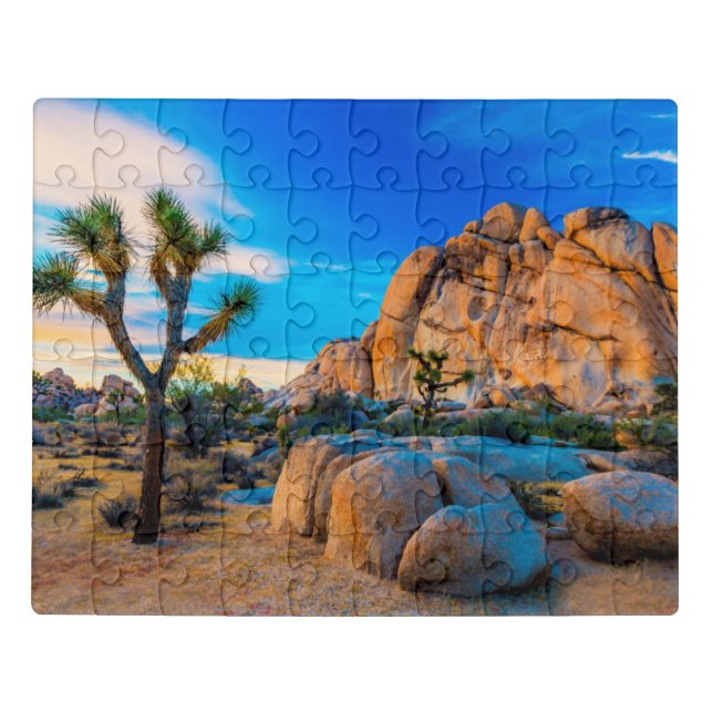 Old Woman Rock - Joshua Tree National Park Jigsaw Puzzle (Puzzle Horizontal)