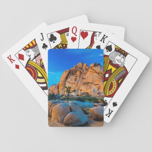 Old Woman Rock _ Joshua Tree National Park Poker Cards