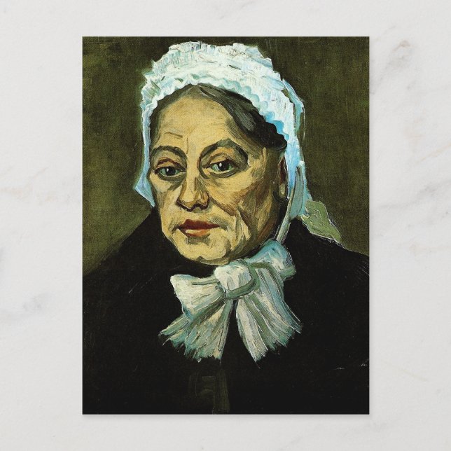 Old Woman/The Midwife, Vincent van Gogh Postcard (Front)